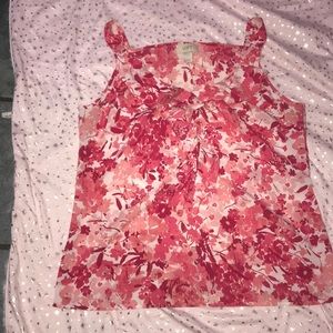 Loft blouse , flattering ruffle in front